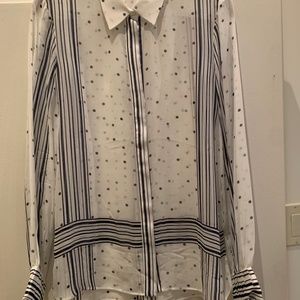 MASSIMO DUTTI ladies woven blouse